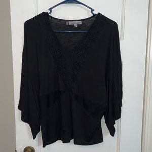 **3 for $6 item ** Jennifer Lopez size small black knit med sleeve